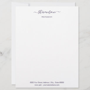 Papel Timbrado Modelo de QR de código de empresa personalizado