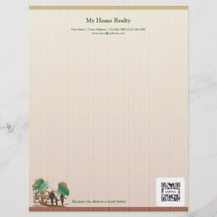 Papel Timbrado Modelo do cabeçalho meu Realty Home