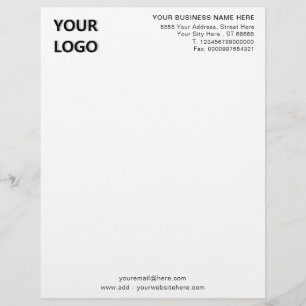 Papel Timbrado Modelo Letterhead Da Sua Empresa design