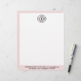 Papel Timbrado Modern Custom Company Business Logo Branding