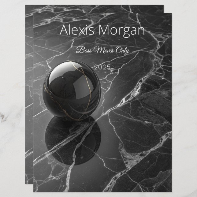 Papel Timbrado Modern Minimalist Pink-Purple Border Template (Frente/Verso)