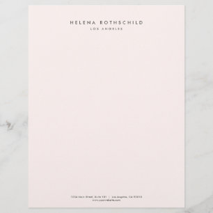 Papel Timbrado Moderno Minimalista Profissional Empresarial