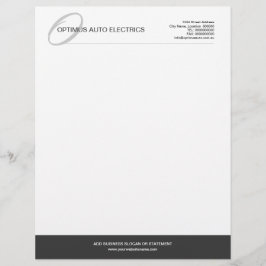 Papel Timbrado Monograma Moderno & Elegante Personalizado