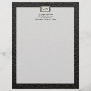Papel Timbrado Monogrammed - Letra Executive Men Personalizada