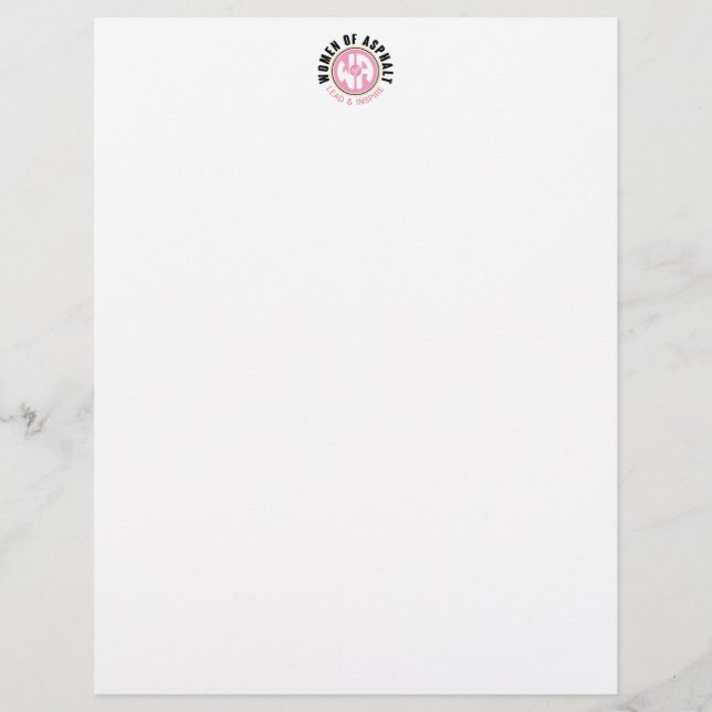 Papel Timbrado Mulheres de Asfalto Letterhead (Frente)