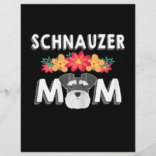 Papel Timbrado Mulheres Que Adoram Schnauzer Mãe Que Adora Schna