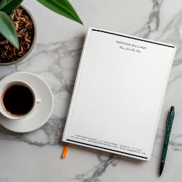 Papel Timbrado Negócios Personalizados Profissionais