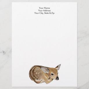 Papel Timbrado Newborn Fawn