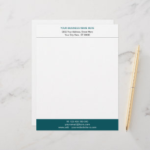 Papel Timbrado Nome do logotipo da sua empresa Endereço Cores Let