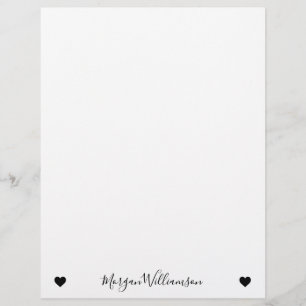 Papel Timbrado Nome Elegante Moderno Simples