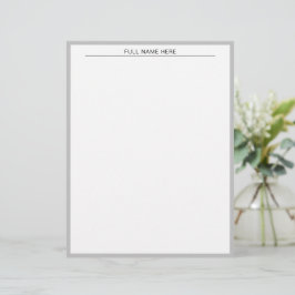 Papel Timbrado Nome Personalizado