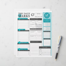 O Daily Marks - Planejamento Detalhado Dia a Dia