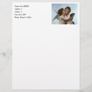 Papel Timbrado O L'Amour de Bouguereau e a psique, enfants (Cupid