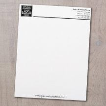 Office Letterhead básico para empresas