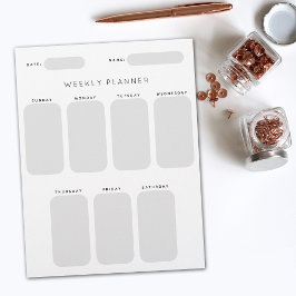 Papel Timbrado Organização do Office de Programação do Planejador