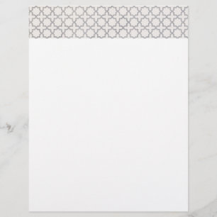 Papel Timbrado Ornamento Arabe Elegante