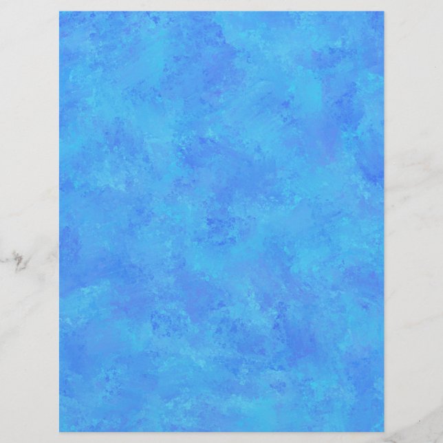 Papel Timbrado Padrão Abstrato Azul (Frente)