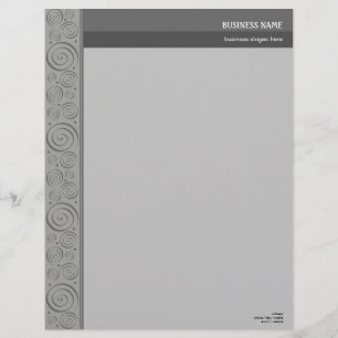 Papel Timbrado Padrão espiral 2 Elegante