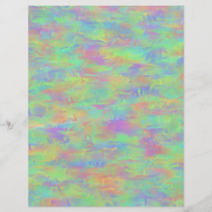 Papel Timbrado Padrão Multicolorido Abstrato