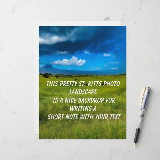 Papel Timbrado Paisagem rural de Kitts Santos (Frente/Verso In Situ)