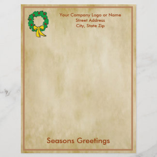 Papel Timbrado Papel de letra do Natal do negócio - design da