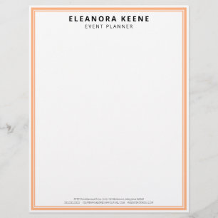 Papel Timbrado Papelaria Comercial Personalizada Minimalista de D