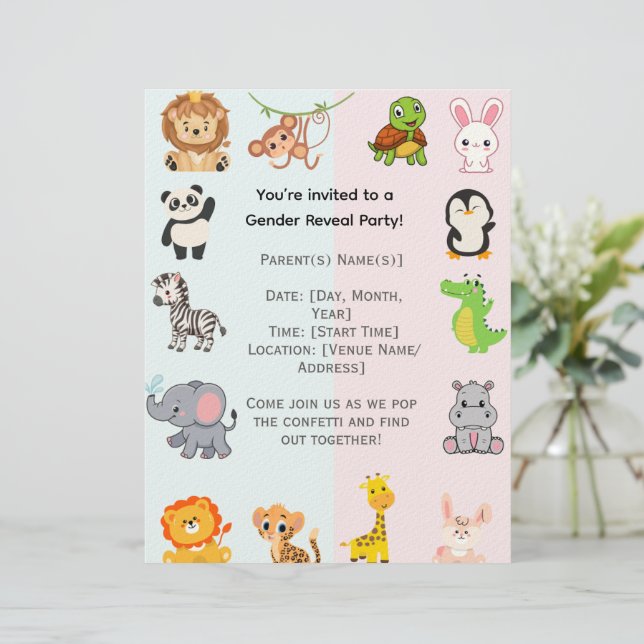 Papel Timbrado Partido de Revisão de Gênero (Em pé/Frente)