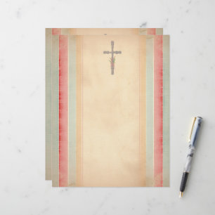 Papel Timbrado Páscoa Cross