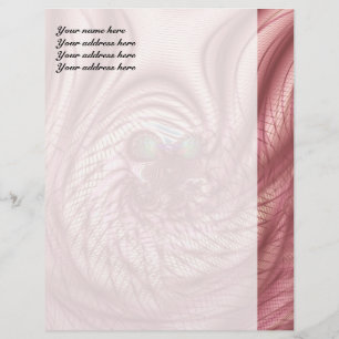 Papel Timbrado Pássaro Escarlate