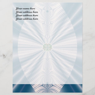 Papel Timbrado Personalizado Blue Leaf
