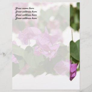 Papel Timbrado Personalizado Bougainvillea