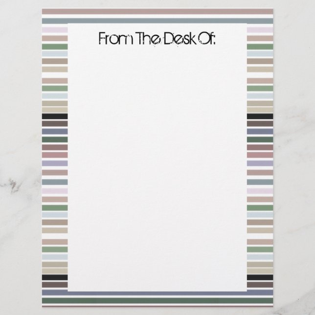 Papel Timbrado Personalizado com Listras (Frente)