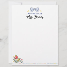 Papel Timbrado Personalizado da Mesa do Professor