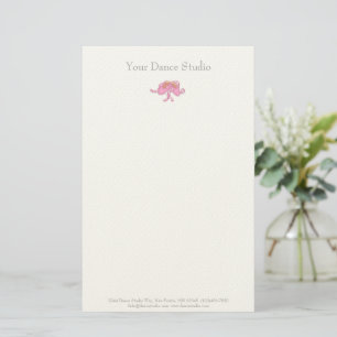 Papel Timbrado Personalizado Dançarina Sapatilhas 