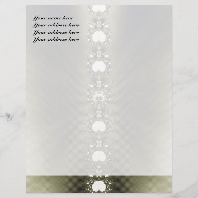 Papel Timbrado Personalizado Diamantes (Frente)