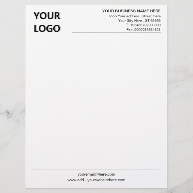 Papel Timbrado Personalizado para Empresas - Mater (Frente)