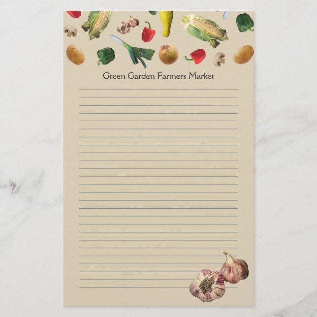 Papel Timbrado Personalizado para Produtores de Le (Frente)