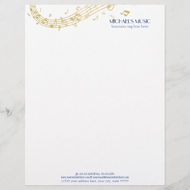 Papel Timbrado Personalizar produto (Frente)