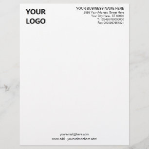 Papel Timbrado Personalizar timbrado comercial com logotipo perso