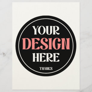 Papel Timbrado Personalizável, moderno, elegante e atemporal