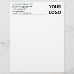 Papel Timbrado Personalize o Letterhead Personalizado da Sua Empr