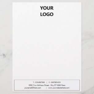 Papel Timbrado Personalize seu código QR e logotipo Logotipo Logo