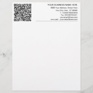 Papel Timbrado Personalize seu timbrado comercial com código QR