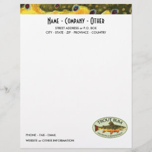 Papel Timbrado Pesca de Trutas Humorosas