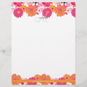 Papel Timbrado PixDezine Aloha + Monograma