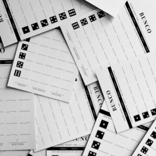Papel Timbrado Placa de pontuação simples em preto e branco com c