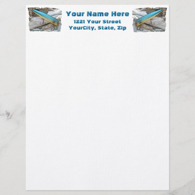 Papel Timbrado Point Jude Rhode Island Special Lure Letterhead (Frente)