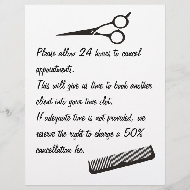 Papel Timbrado Política de cancelamento (Frente)