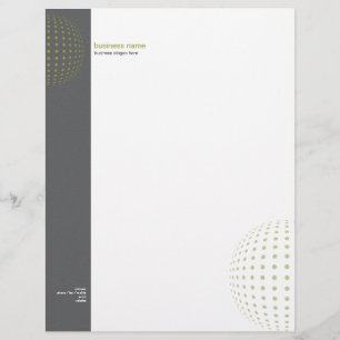 Papel Timbrado Pontos Oleícolas Simples e Elegantes