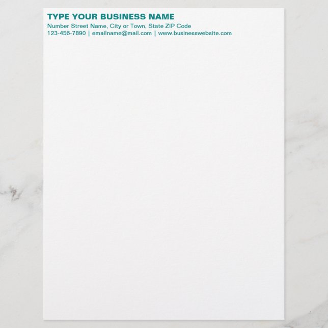 Papel Timbrado Posição de Textos de Planta Verde Verde Alinhado à (Frente)